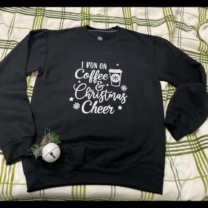 I Run on Coffee & Christmas Cheer Sweatshirt